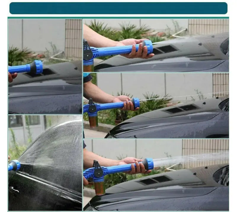 Garden Hose Nozzle Water Soap Dispenser Pump Spray Gun Car Washer Cleaning