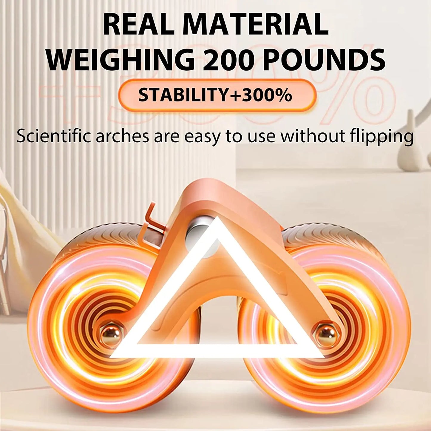 Automatic Rebound Workout For Abs Bodybuilding Training Exercise Fitness Slide Roller
