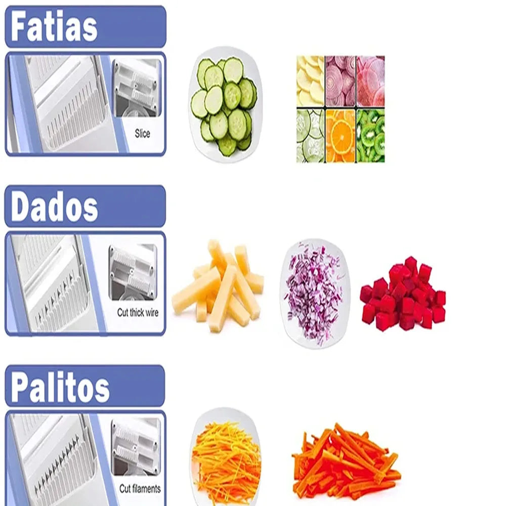 5 In 1 Manual Vegetable Cutter Multifunction Slicer Potatoes Slicer Chopper French Fries Shredders Maker Peelers Kitchen Gadgets