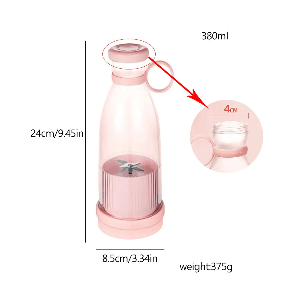 Portable Juicer Bottle Rechargeable Mixers Fresh Fruit Juicers