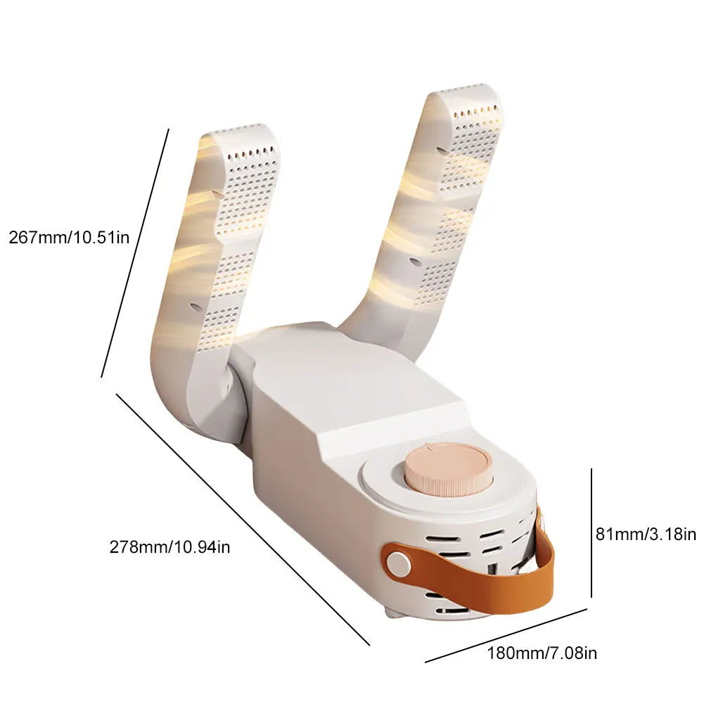 Shoe Dryer Heater Portable Shoe Deodorizer Dryer with Timer Automatic