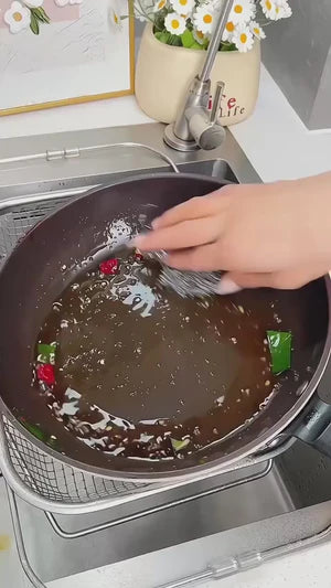 Liquid Adding Pot Washing Brush