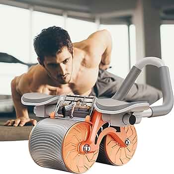 Automatic Rebound Workout For Abs Bodybuilding Training Exercise Fitness Slide Roller