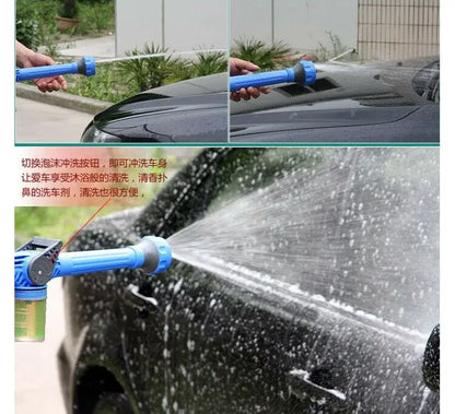 Garden Hose Nozzle Water Soap Dispenser Pump Spray Gun Car Washer Cleaning