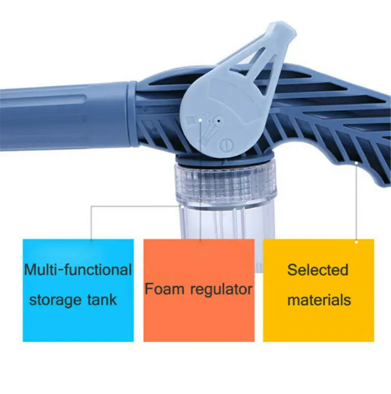 Garden Hose Nozzle Water Soap Dispenser Pump Spray Gun Car Washer Cleaning