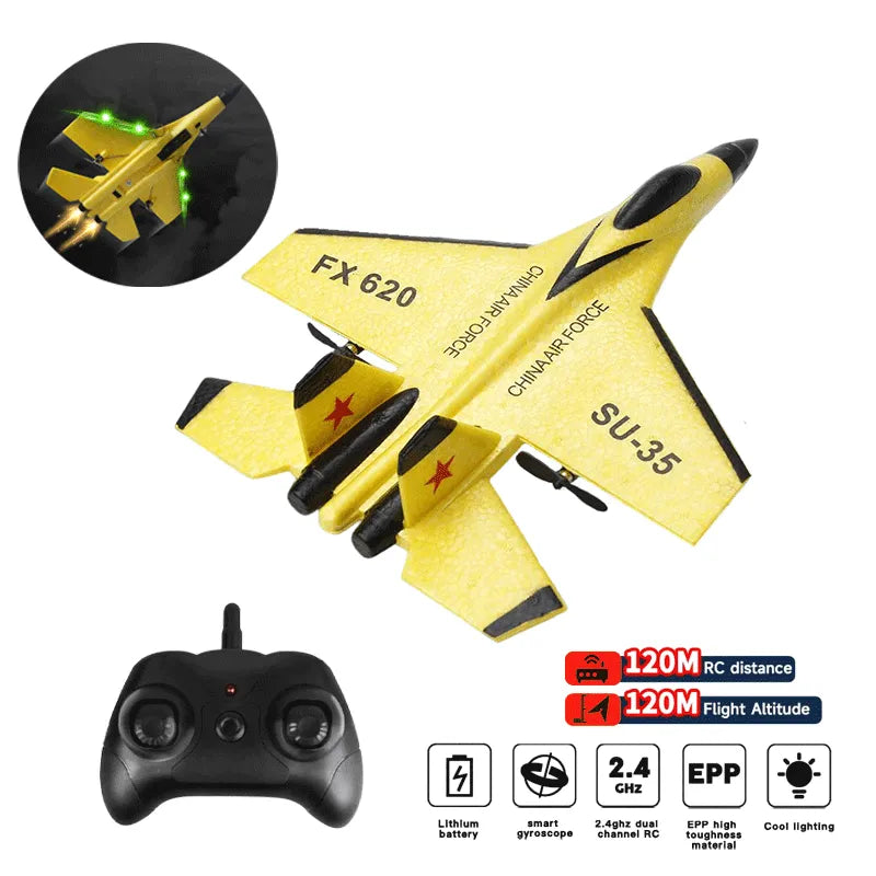 Aircraft  Radio Control Glider Remote Control Fighter Plane Glider Airplane Foam Boys Toys for Children