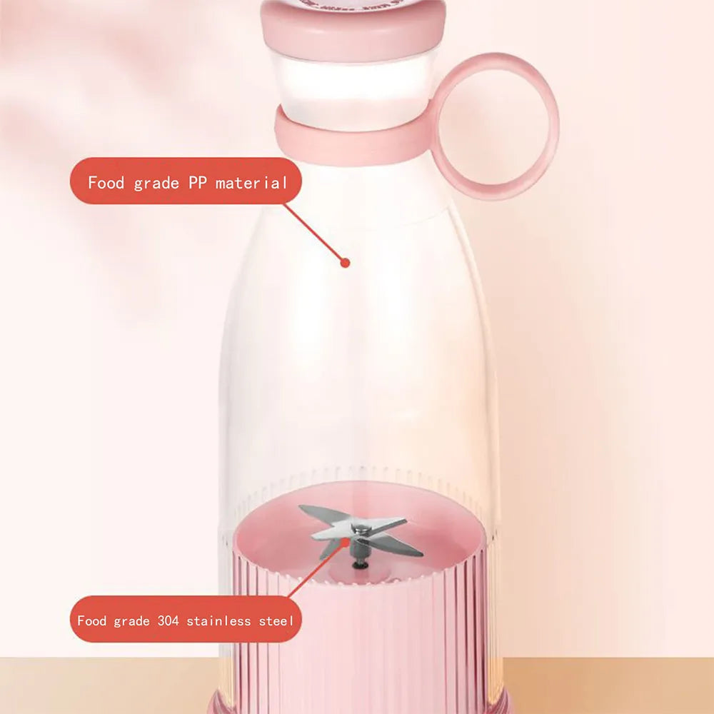 Portable Juicer Bottle Rechargeable Mixers Fresh Fruit Juicers