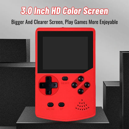 GAMINJA GC35 Portable Video Game Console 400 Retro Games AV Output Two Roles Gamepad LCD Screen Game Player for Kids Gift