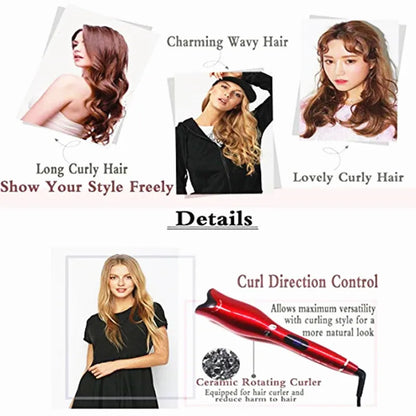 Auto Hair Curling Iron Ceramic Rotating Air Curler