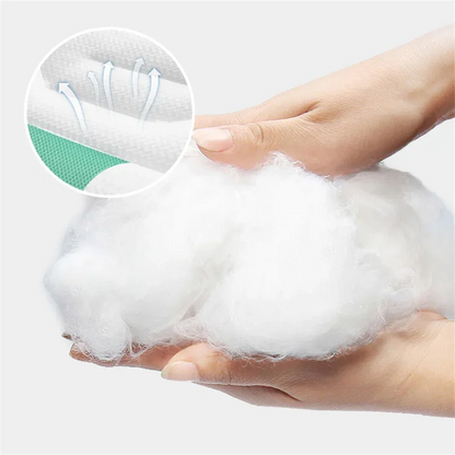 Cervical Memory Foam Pillow, Ergonomic Goose Down Pillow, Sleep Enhancing Cervical Support Comfort Goose Down Pillow, Enhancing
