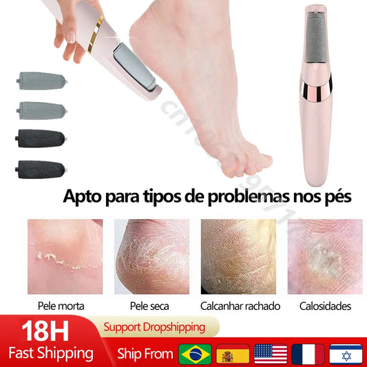2024New Electric Foot Grinding Skin Hard Rupture Skin Trimmer Dead Skin Foot Pedicure Rechargeable Foot Care Tool Remover Callus