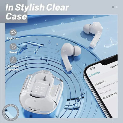 Sport Gaming Headsets Noise Reduction Earphone Mic Headphones with LED Display