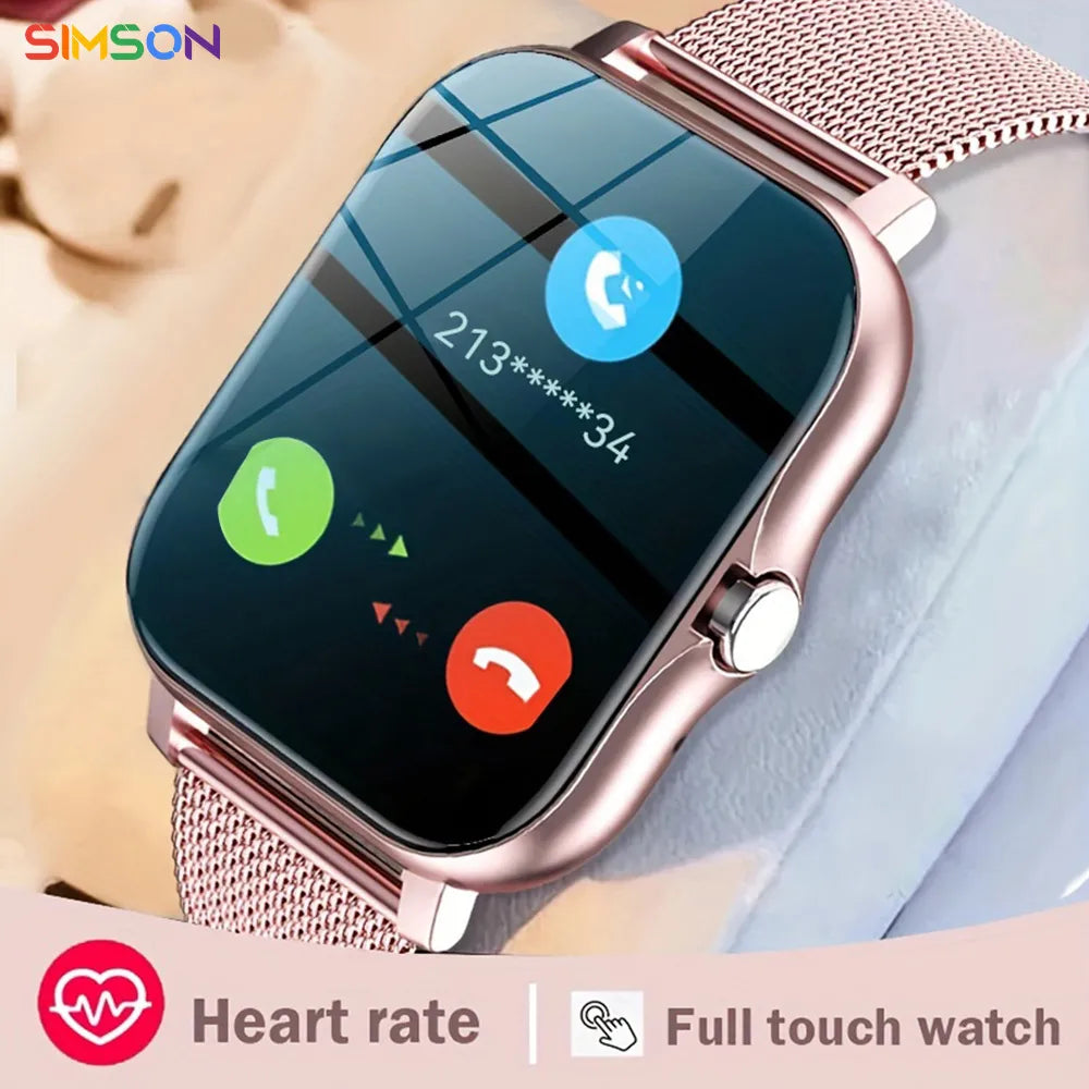 2024 NEW SmartWatch Android Phone 1.44" Color Screen Full Touch Custom Dial Smart Watch Women Bluetooth Call Smart Watch Men