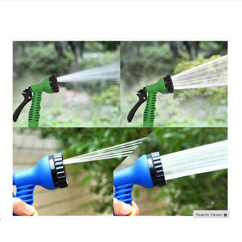 Expandable Garden Hose with Spray Nozzle