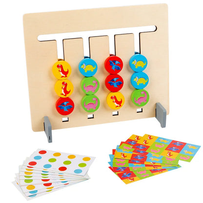 Wooden Toys Double-sided for Kids